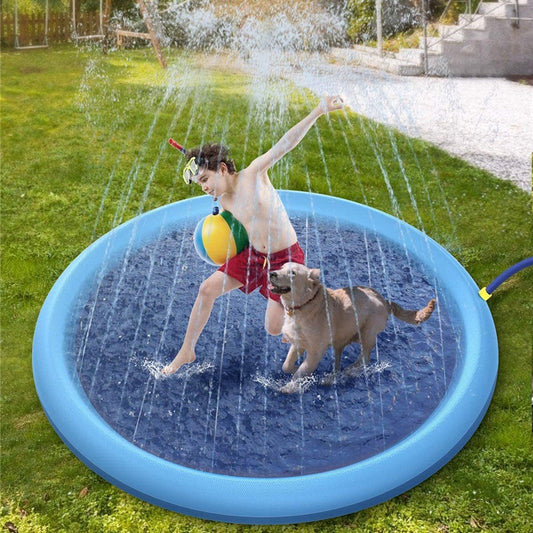 SplashPaws Dog Sprinkler Pad – Cool Summer Fun for Pets
