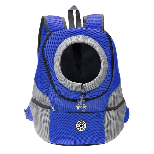 Double Shoulder Dog Carrier Backpack – Breathable Outdoor Pet Travel Bag for Small & Medium Dogs