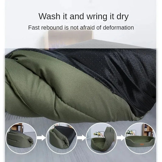 Fluffy Pet Bed Cushion – Soft Sofa Bed for Dogs & Cats