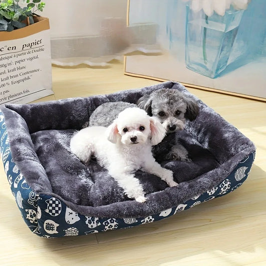 Soft Pet Bed Mat – Cozy Sofa Cushion for Dogs & Cats | Washable Kennel Pad for Small, Medium & Large Pets