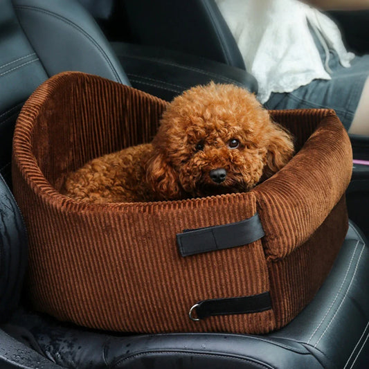 Luxury Orthopedic Dog Car Seat & Travel Bed 